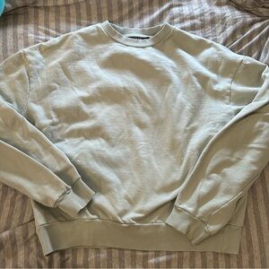 Nasty Gal Women's Light Green Crewneck Sweater